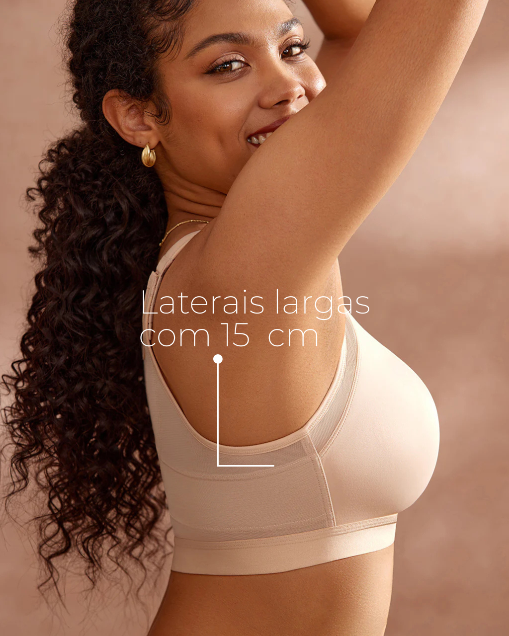 Kit 3 Unidades Sutiã UltraSupport Sem Bojo