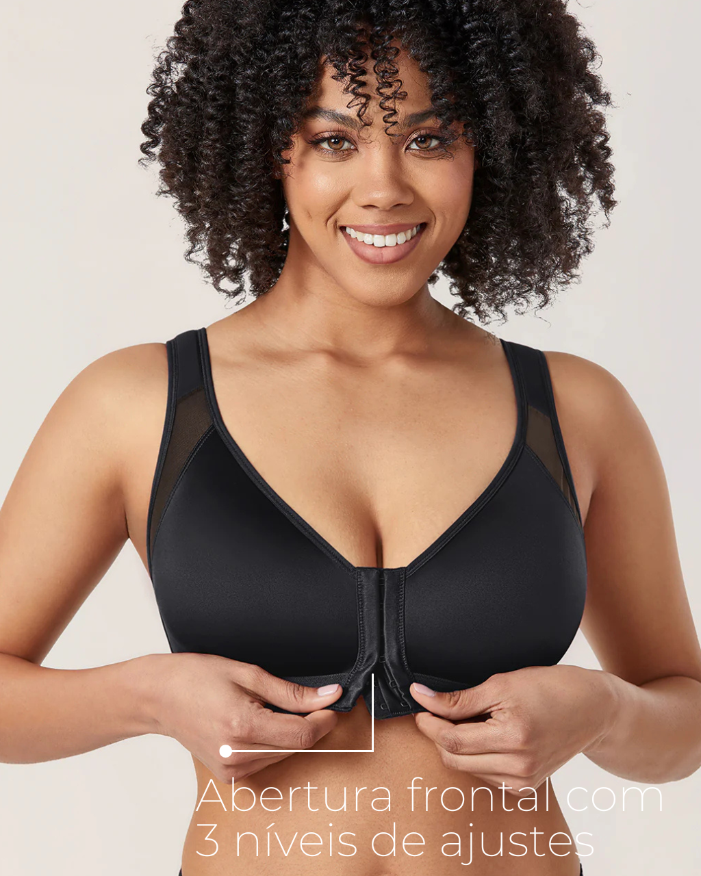 Kit 3 Unidades Sutiã UltraSupport Sem Bojo