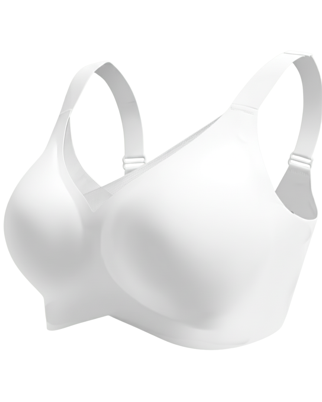 Sutiã SoftGel Crossover Ultra Confortável com Bojo Removível Decote em Tule