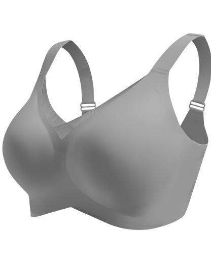 Sutiã SoftGel Crossover Ultra Confortável com Bojo Removível Decote em Tule