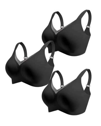 Sutiã SoftGel Crossover Ultra Confortável com Bojo Removível Decote em Tule