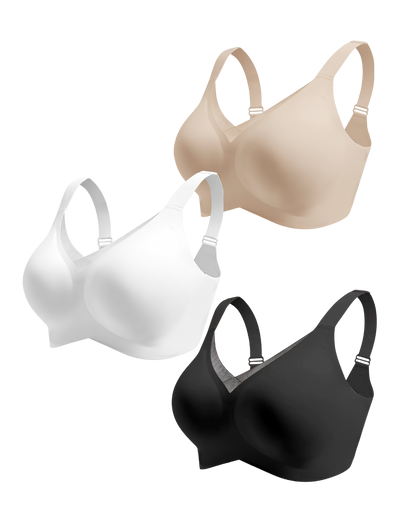 Sutiã SoftGel Crossover Ultra Confortável com Bojo Removível Decote em Tule