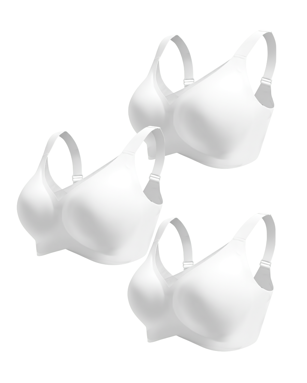 Sutiã SoftGel Crossover Ultra Confortável com Bojo Removível Decote em Tule