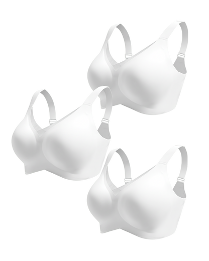 Sutiã SoftGel Crossover Ultra Confortável com Bojo Removível Decote em Tule