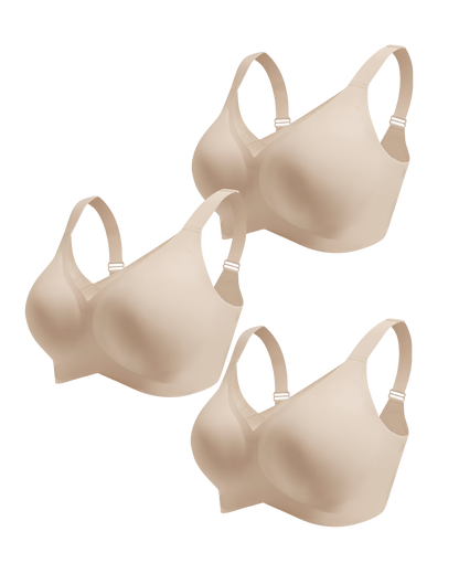 Sutiã SoftGel Crossover Ultra Confortável com Bojo Removível Decote em Tule