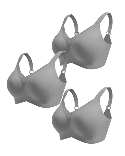 Sutiã SoftGel Crossover Ultra Confortável com Bojo Removível Decote em Tule