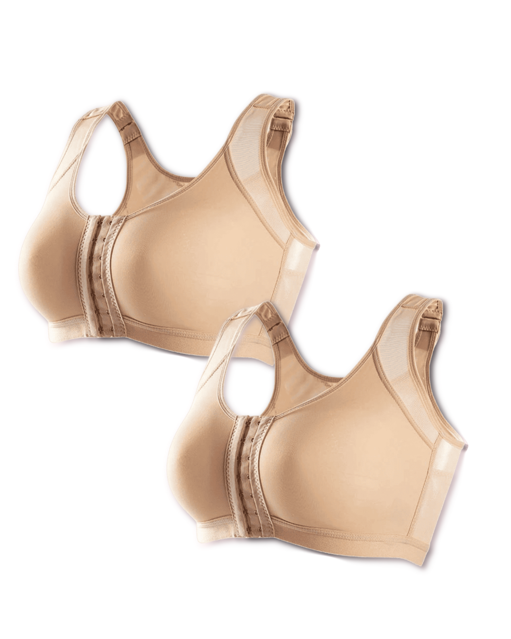 Kit 2 unidades Sutiã UltraSupport Com Corretor Postural Sem Bojo